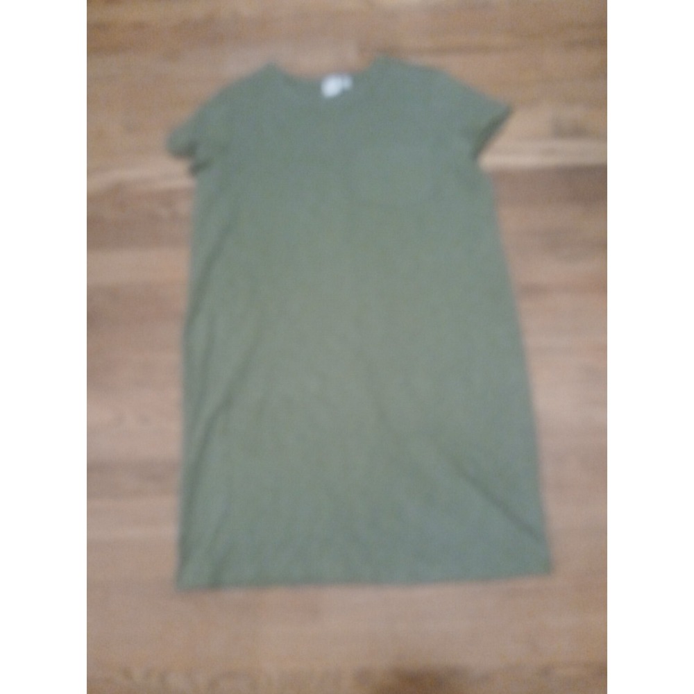 Gap Factory Womens Pocket T Shirt Dress. green. size S